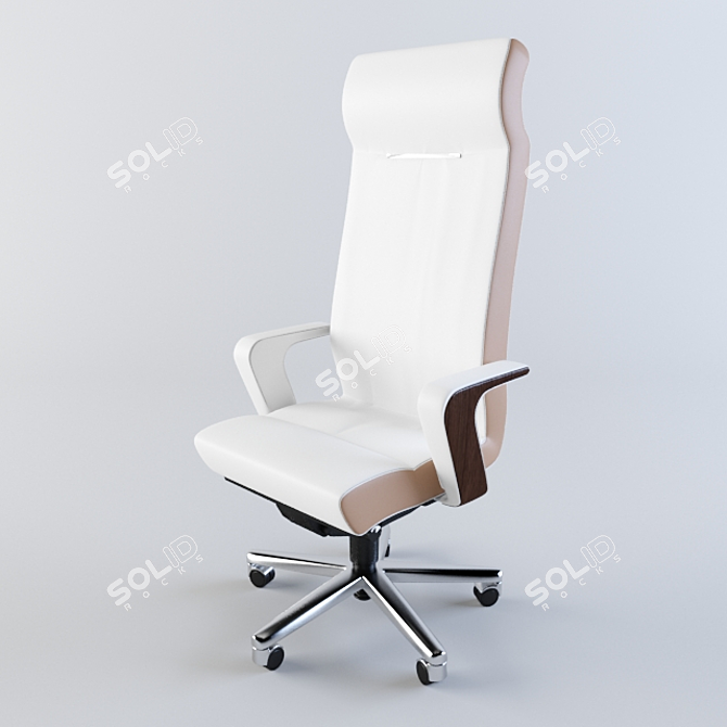 ErgoLux Office Chair 3D model image 1