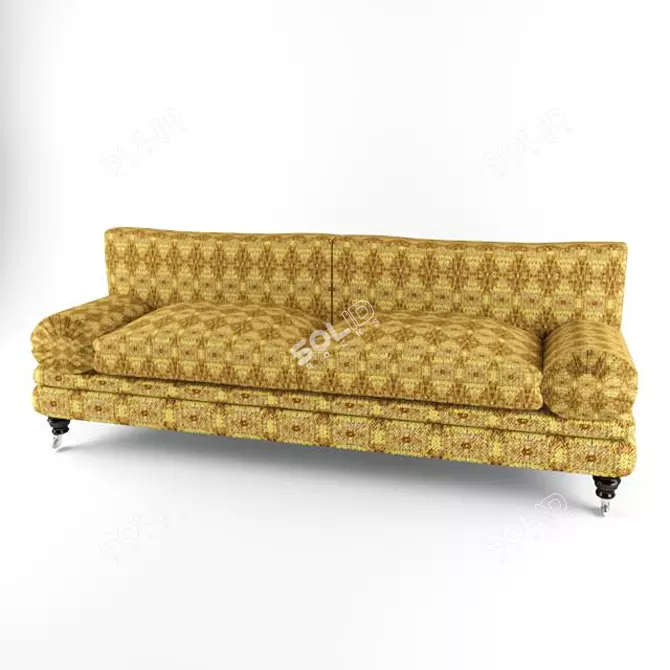 Elegant Guadarte Sofa 3D model image 1