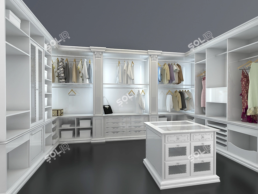 Pregno Lifestyle Wardrobe 3D model image 1