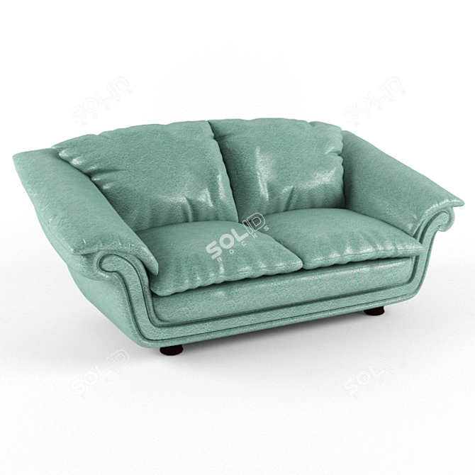 Elegant NIERI Sofa 3D model image 1