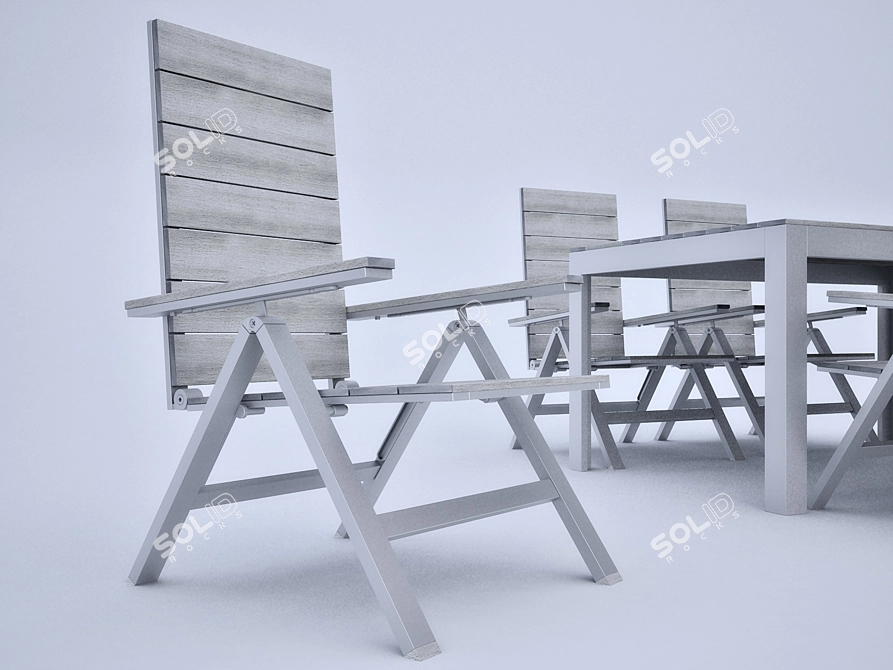 FALSTER IKEA: Sleek and Stylish Outdoor Furniture 3D model image 1
