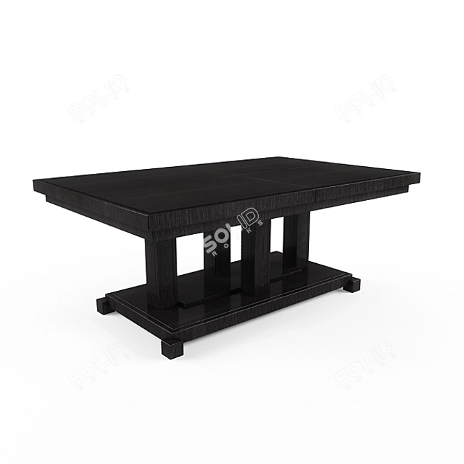 Selva Downtown Dining Table 3D model image 1