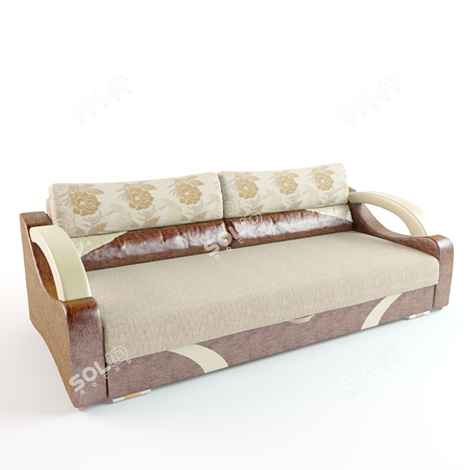 Altair: Realistic Sofa Replica with Authentic Textures 3D model image 1