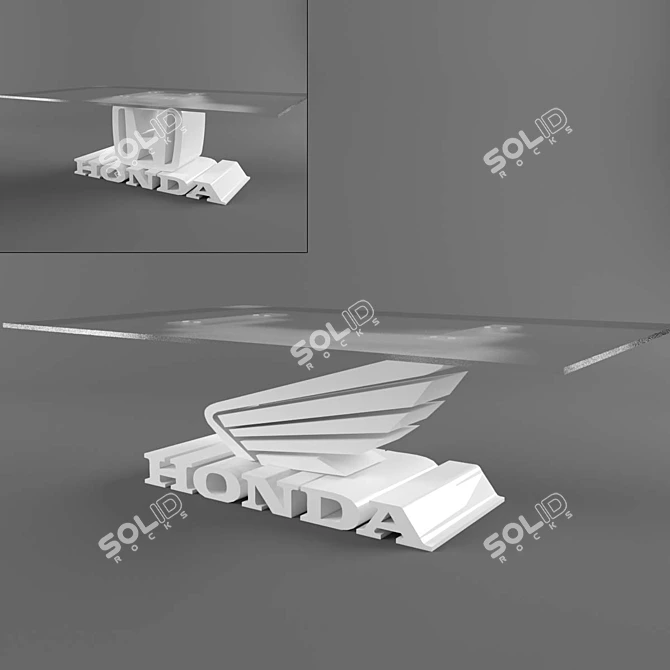 Honda Logo Coffee & Side Tables 3D model image 1