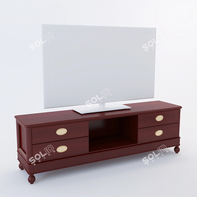 Elegant TV Stand: CAVIO / MARIA SILVA 3D model image 1