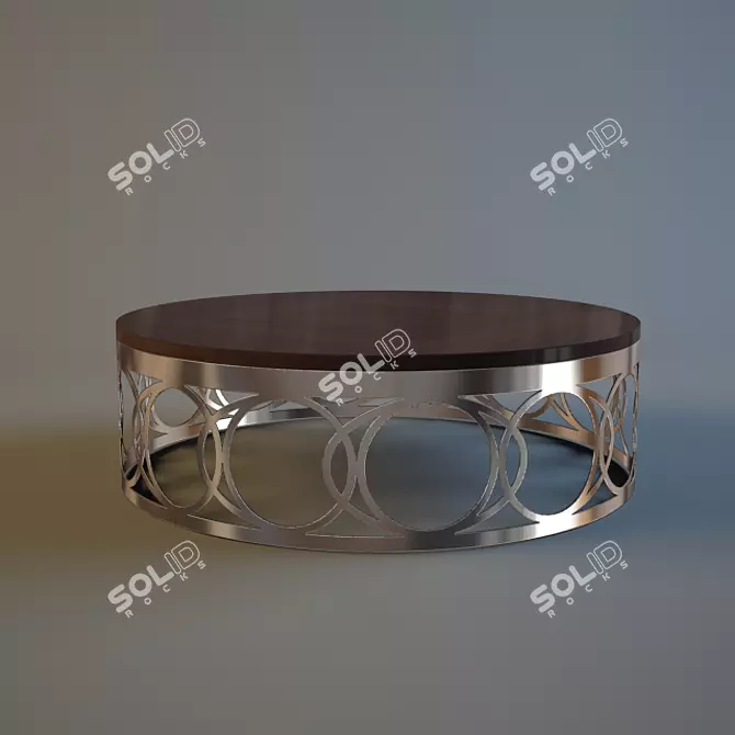 Elegant Ipe Cavalli Coffee Table 3D model image 1