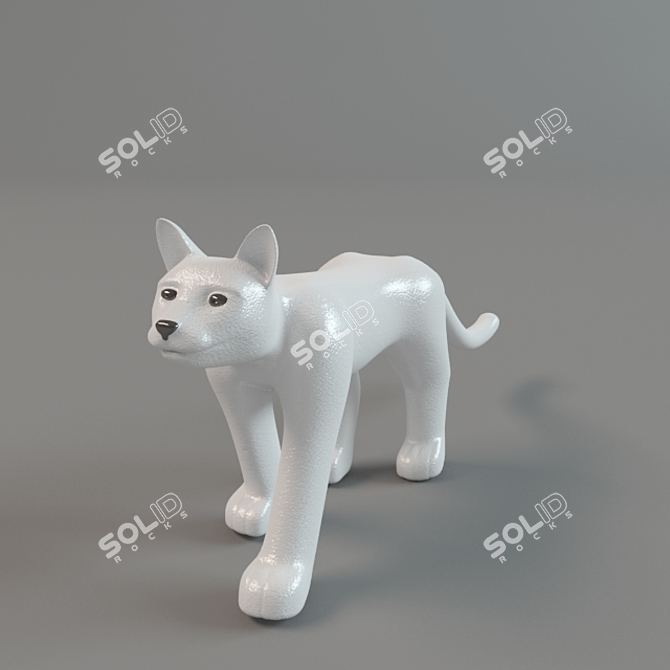 Title: Imaginative Feline Model 3D model image 1