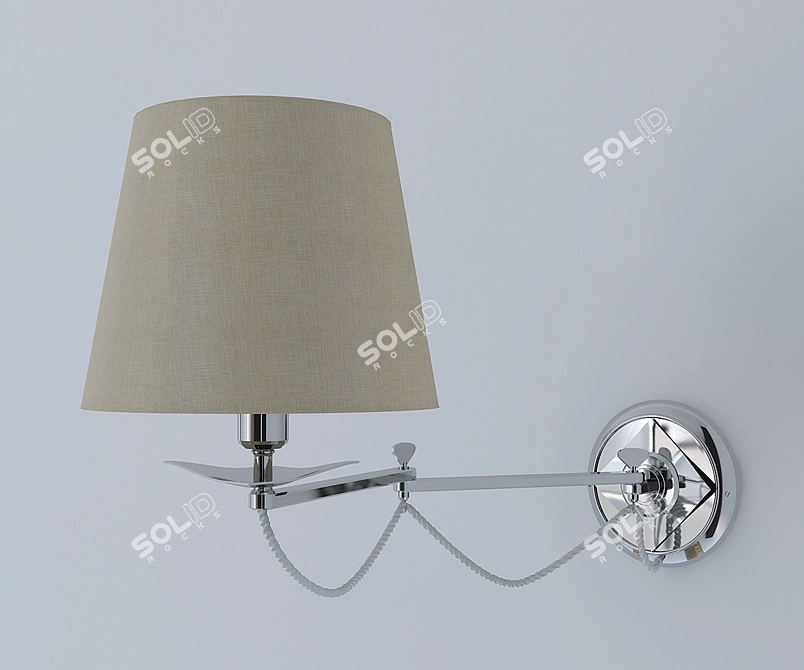 Italian Baga Lamp 923: Elegant Design 3D model image 1