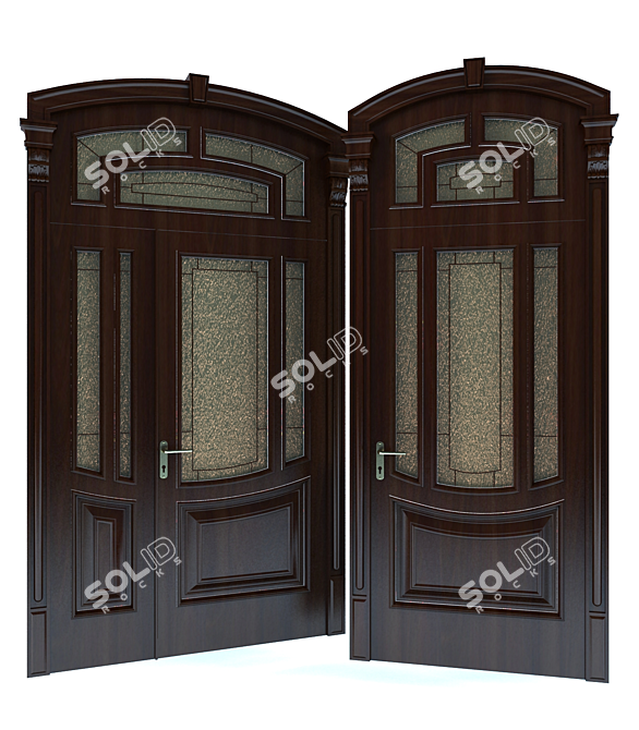 Classic All-Purpose Door 3D model image 1