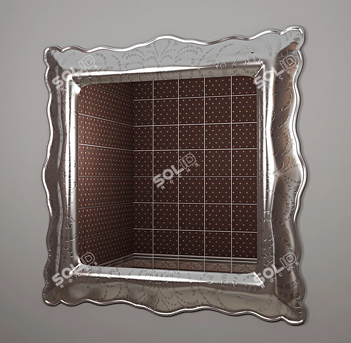 Lineatre Mirror: Elegant Reflection 3D model image 1