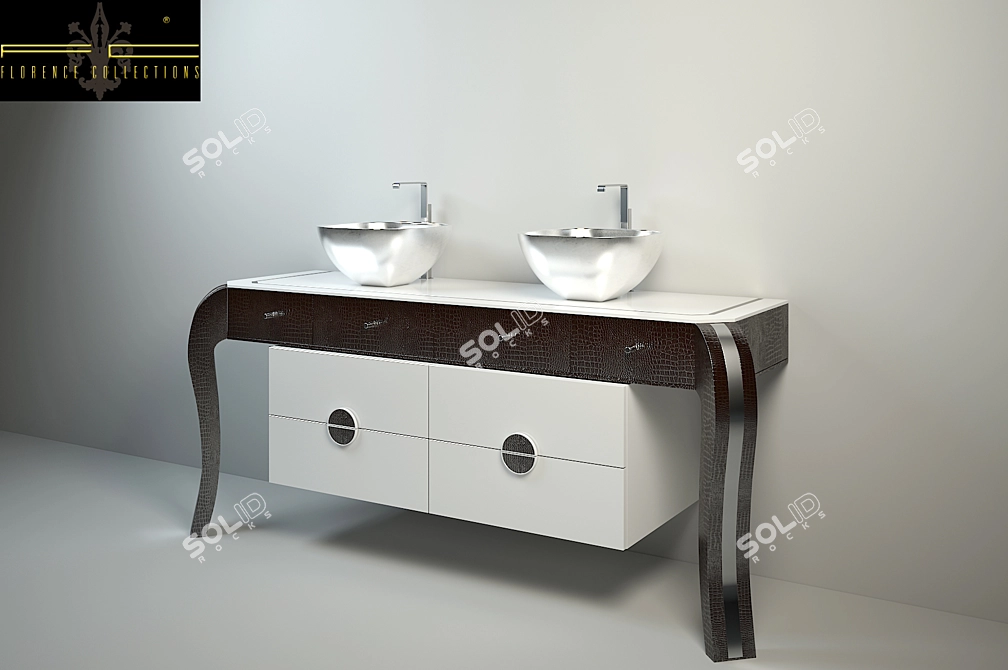 Atlantique Collection by Florence: Timeless Elegance 3D model image 1