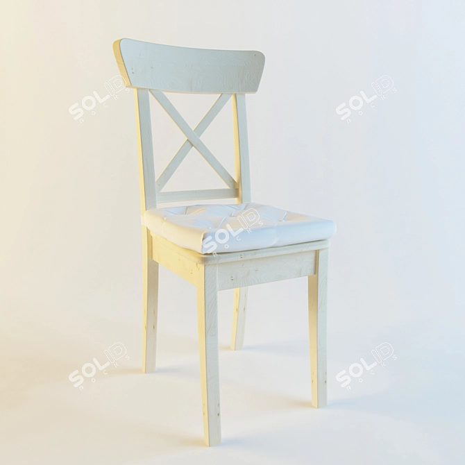 Comfy Seating Chair 3D model image 1