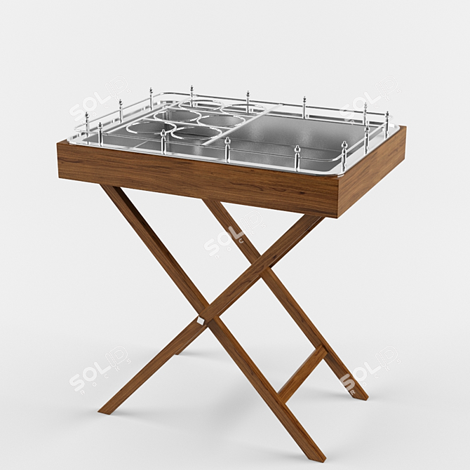 Alcohol Table Stand 3D model image 1