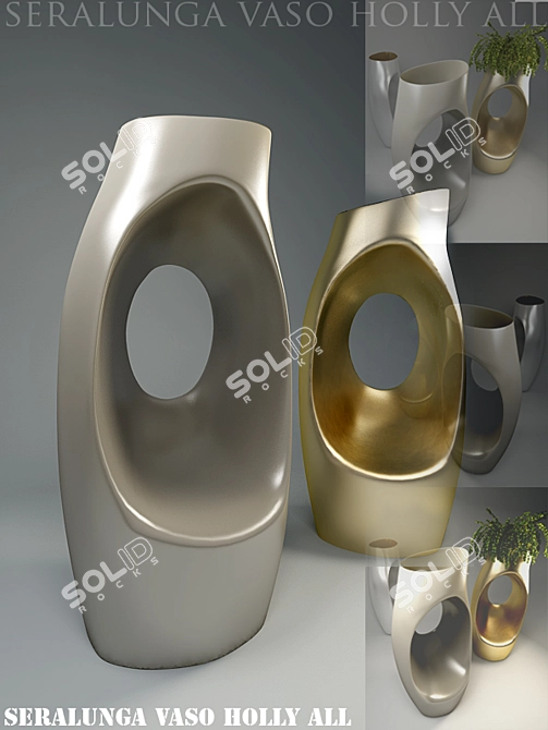 Sleek Serralunga Vaso Holly 3D model image 1