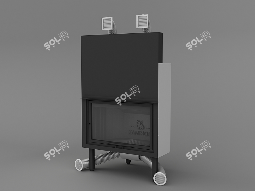 Cozy Fire Burner "TIN-100 3D model image 1
