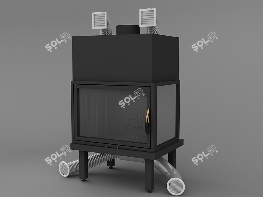 "KaminO.K. Fireplace Burner 3D model image 1