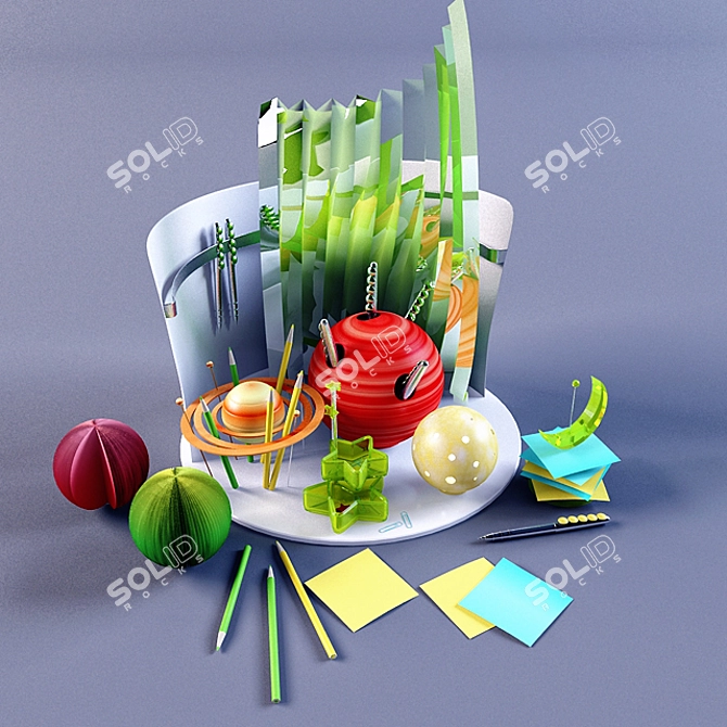 Workspace Essentials 3D model image 1