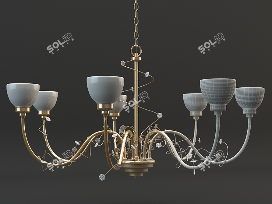 Elegant Söder Candelabra: Perfect Lighting 3D model image 1