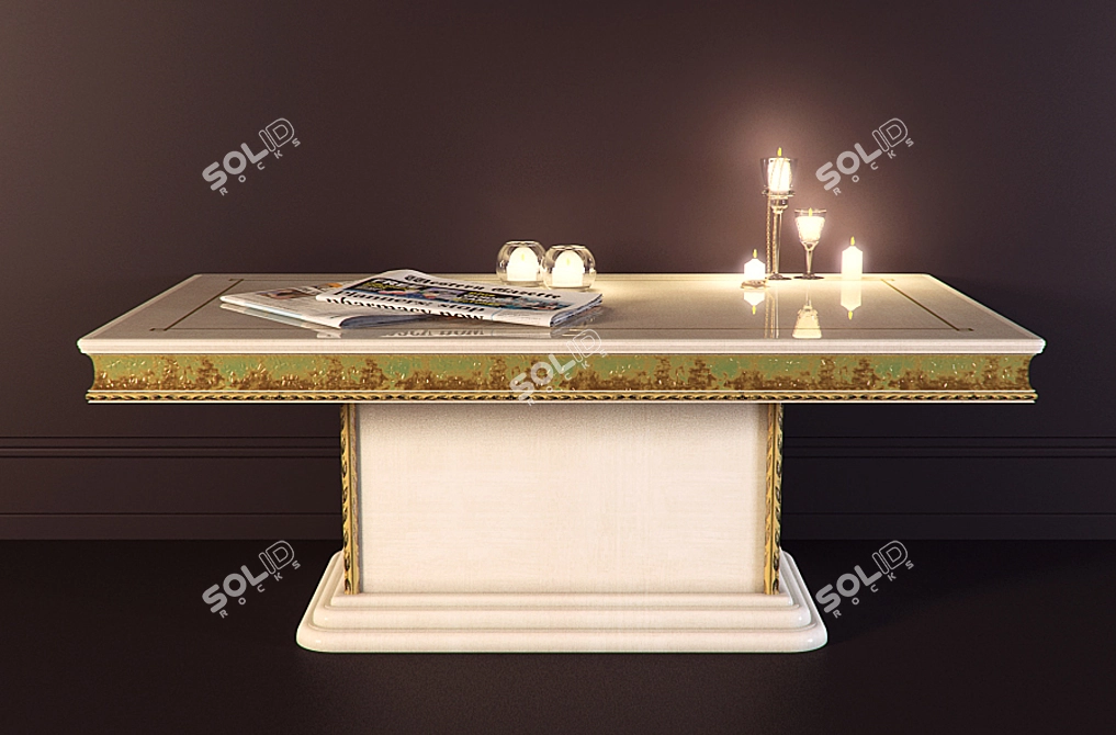 Rafaello Coffee Table by Arredo Classic 3D model image 1