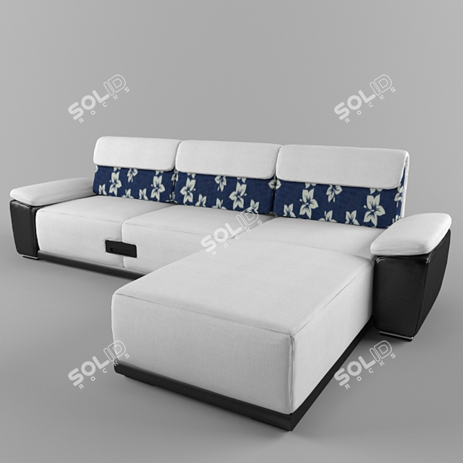 Stylish 3D Dolche Furniture 3D model image 1