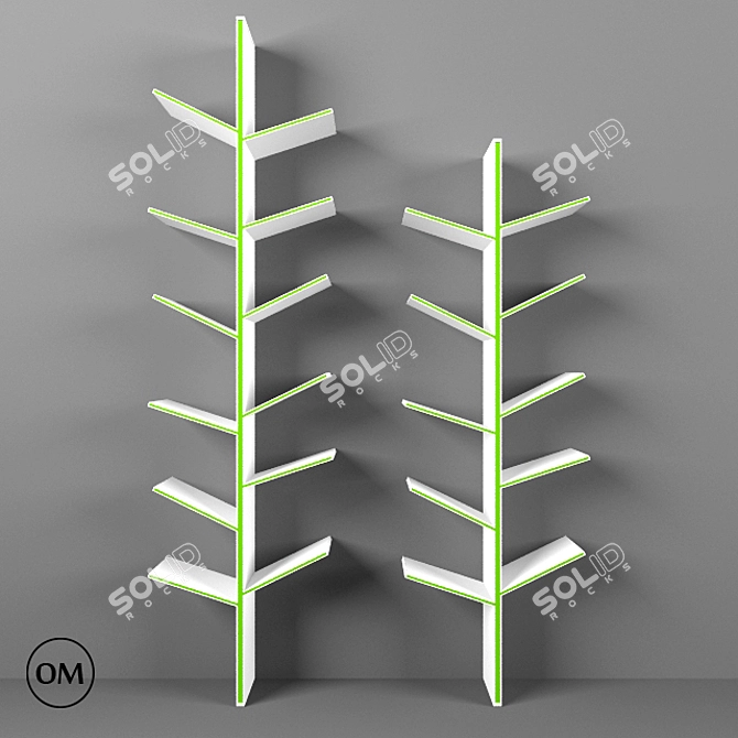 AL 2698 - Fagus Shelving System 3D model image 1