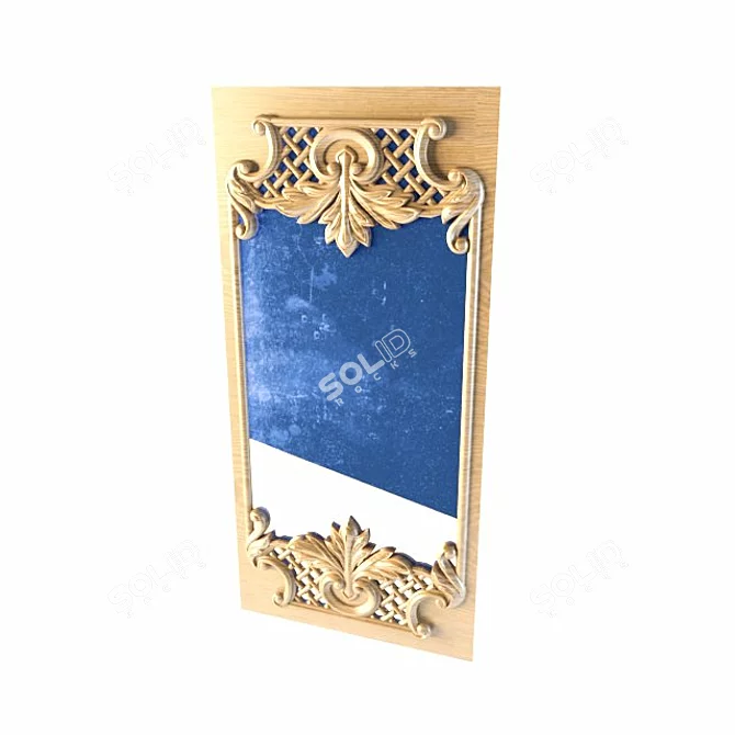 Column Decor Mirror 3D model image 1