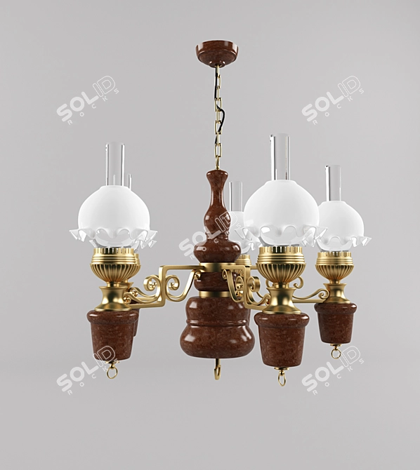 Maggi Massimo Artistic Chandelier 3D model image 1