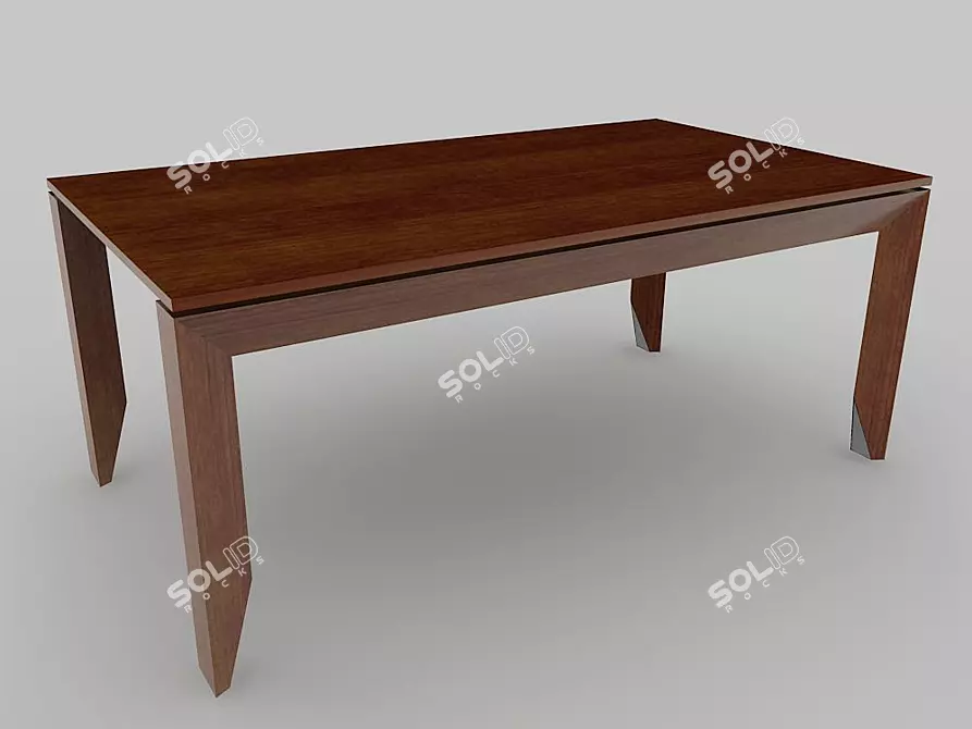 Prisma Italian Dining Table 3D model image 1