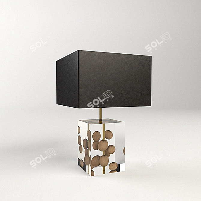 Bleu Nature Kisimi: Modern Table Lamp 3D model image 1