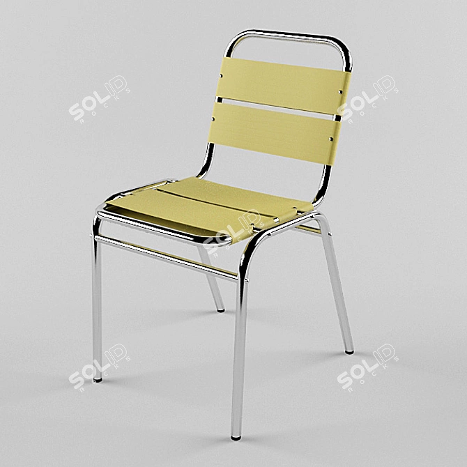 Urban Bistro Chair 3D model image 1