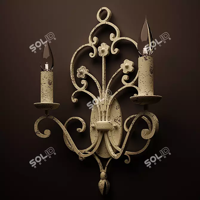 L'Arte Luce Padova - Elegant 31cm Wide 47cm Tall Table Lamp 3D model image 1