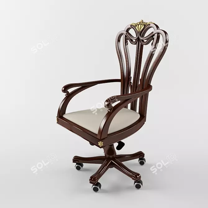 Modern Medea Swivel Chair 3D model image 1