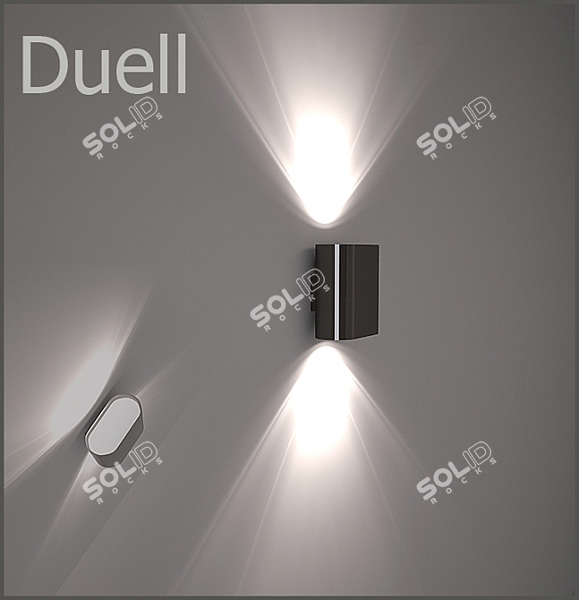 Duell Lighting Fixture 3D model image 1