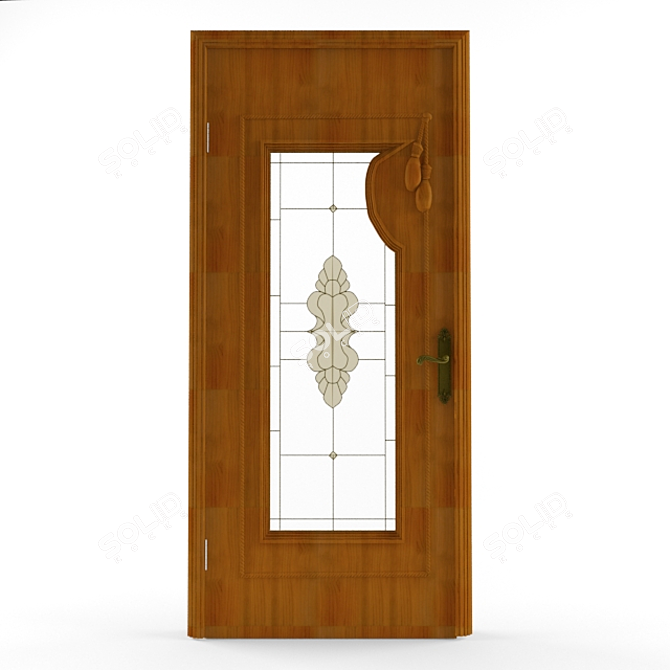 Bespoke Photo-Inspired Custom Door 3D model image 1