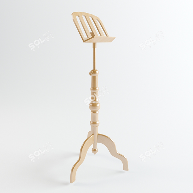 Title: Harmonia Music Stand 3D model image 1
