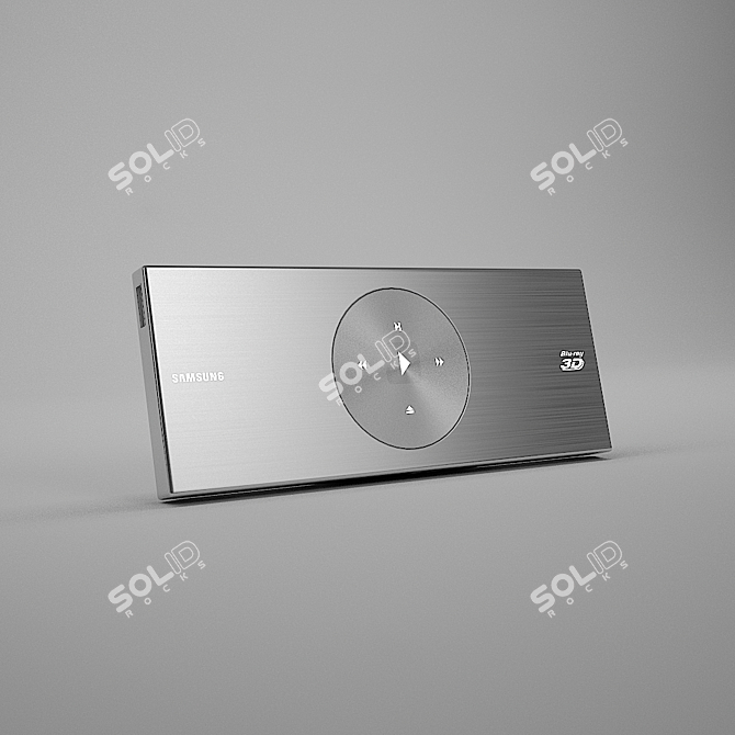 Sleek Samsung BD-D7500: Unleash Home Theater Brilliance 3D model image 1