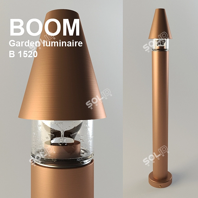 BOOM Copper Garden Luminaire 3D model image 1