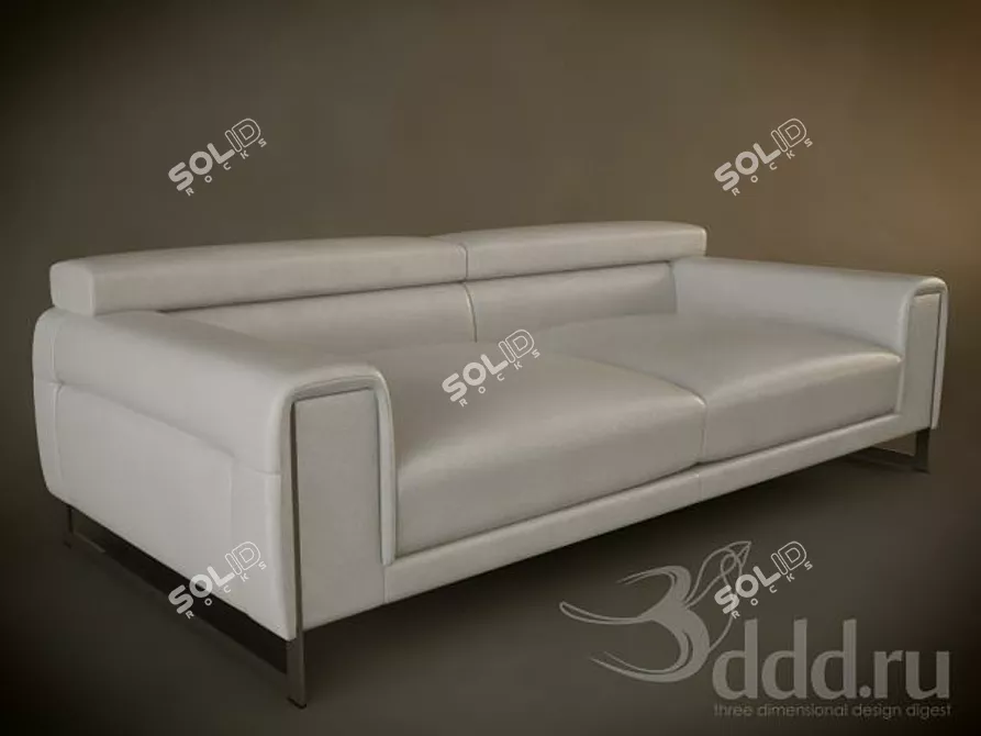 Natuzzi Etoile - Elegant Italian Design. 3D model image 1