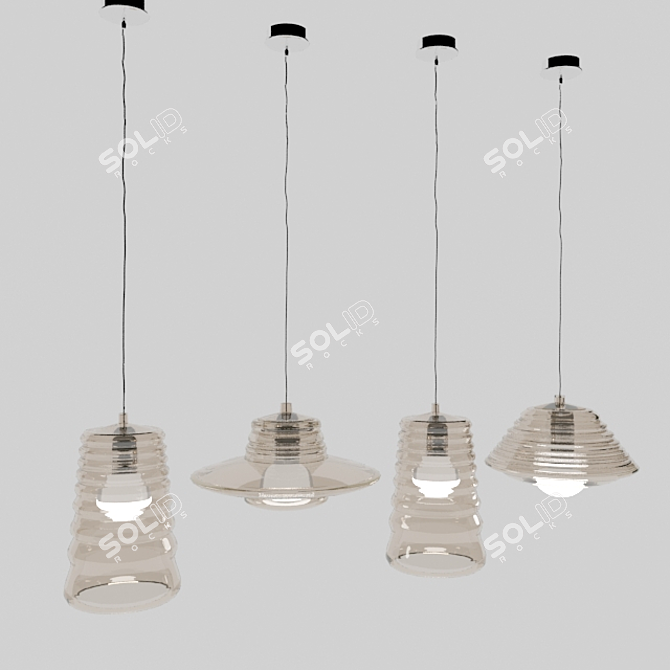 Tom Dixon Pressed Glass 3D model image 1