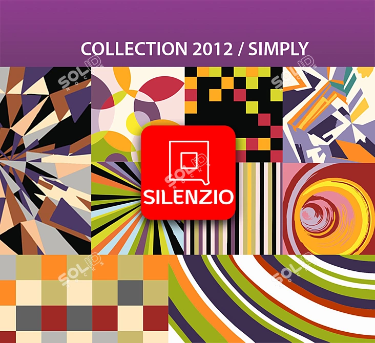 Silenzio 2012 Collection: Interior Paintings with 36 Textures, 787x787 3D model image 1