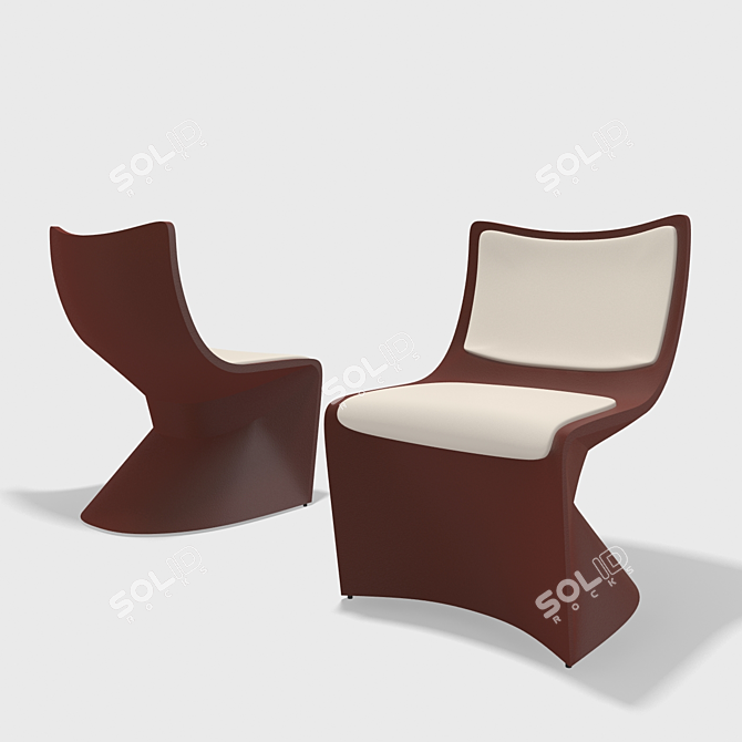 Eurosedia Space Chair 3D model image 1