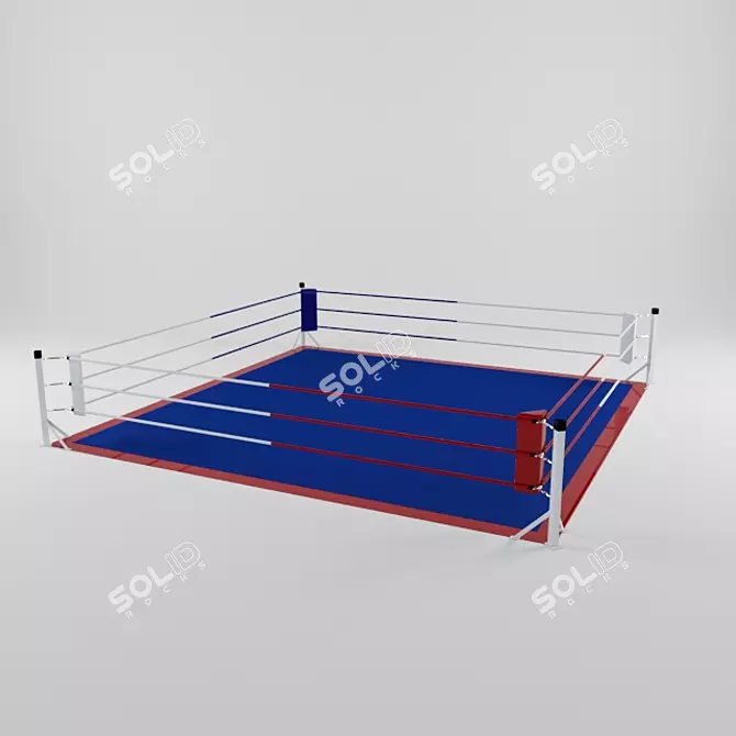 Ultimate Combat Ring 3D model image 1