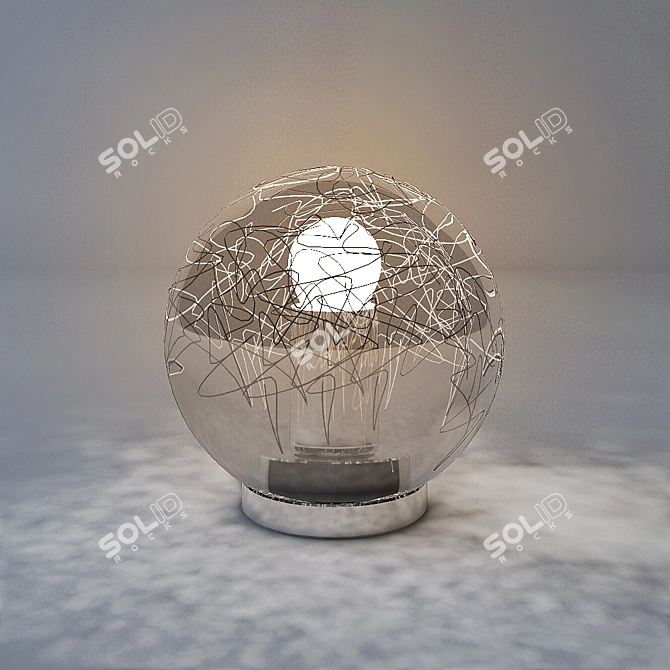 Elegant Illumination: Ideal Lux Mapa Max 3D model image 1