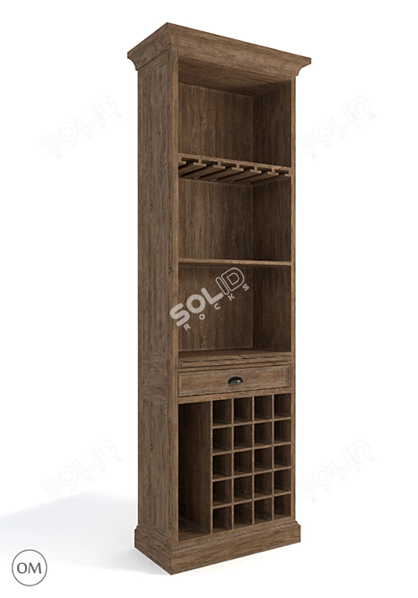 Organise your kitchen with our 8810-1130 cabinet 3D model image 1