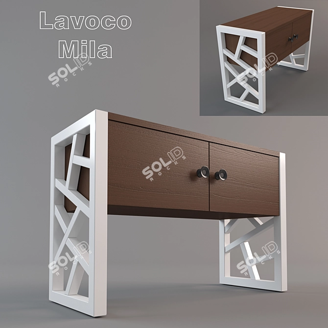 Modern 3D Lavoco/Mila Furniture 3D model image 1