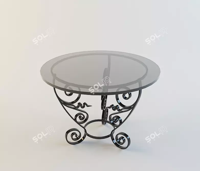 Coffee table Maire 3D model image 1