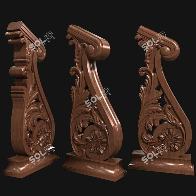 Starter Baluster 3D model image 1