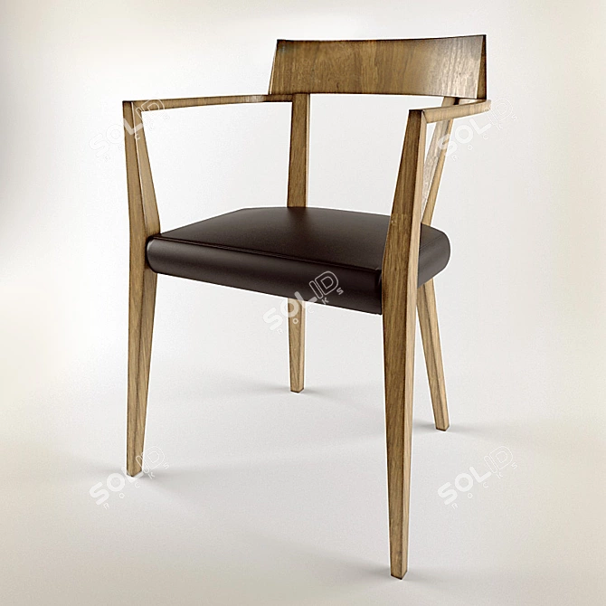 Modular Dining Chair Set 3D model image 1