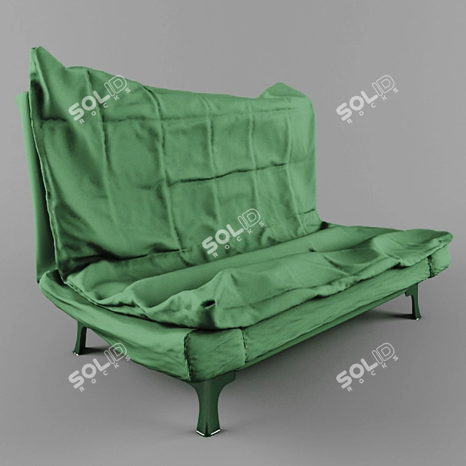 Colorful Rainbow Sofa 3D model image 1