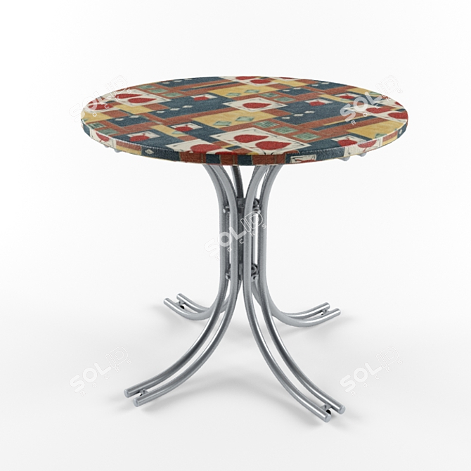 Elegant Wooden Table 3D model image 1